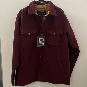 NWT! Filson Lined Mackinaw Wool Jac-shirt